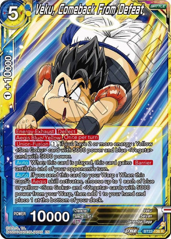 Veku, Comeback From Defeat (BT22-136) [Critical Blow] Parallel Foil