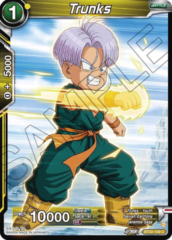 Trunks (BT22-109) [Critical Blow] Parallel Foil