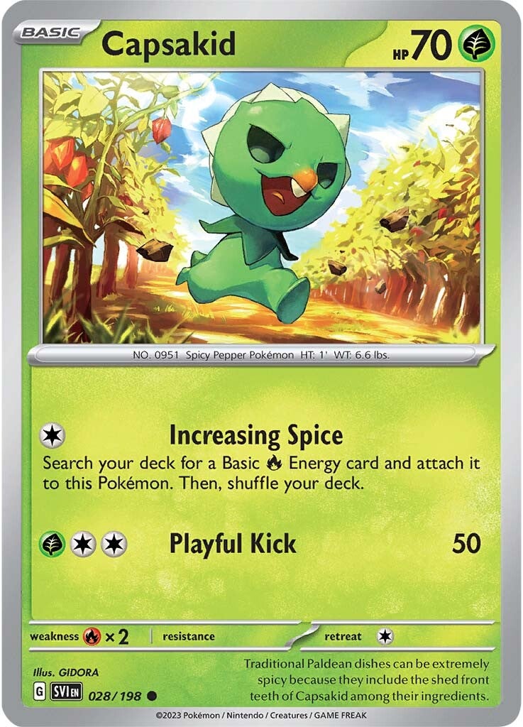 Capsakid (028/198) [Scarlet & Violet: Base Set] Reverse Holofoil