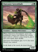 Outcaster Greenblade [Outlaws of Thunder Junction] Foil