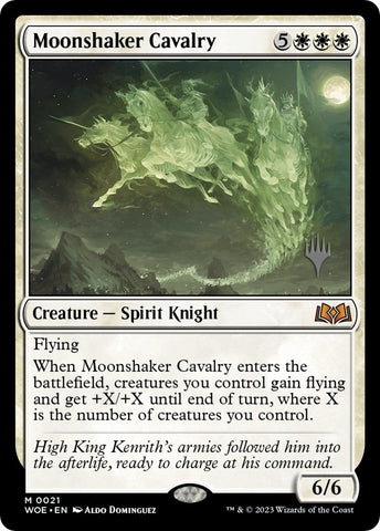 Moonshaker Cavalry (Promo Pack) [Wilds of Eldraine Promos] Foil