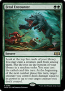Feral Encounter (Promo Pack) [Wilds of Eldraine Promos] Foil