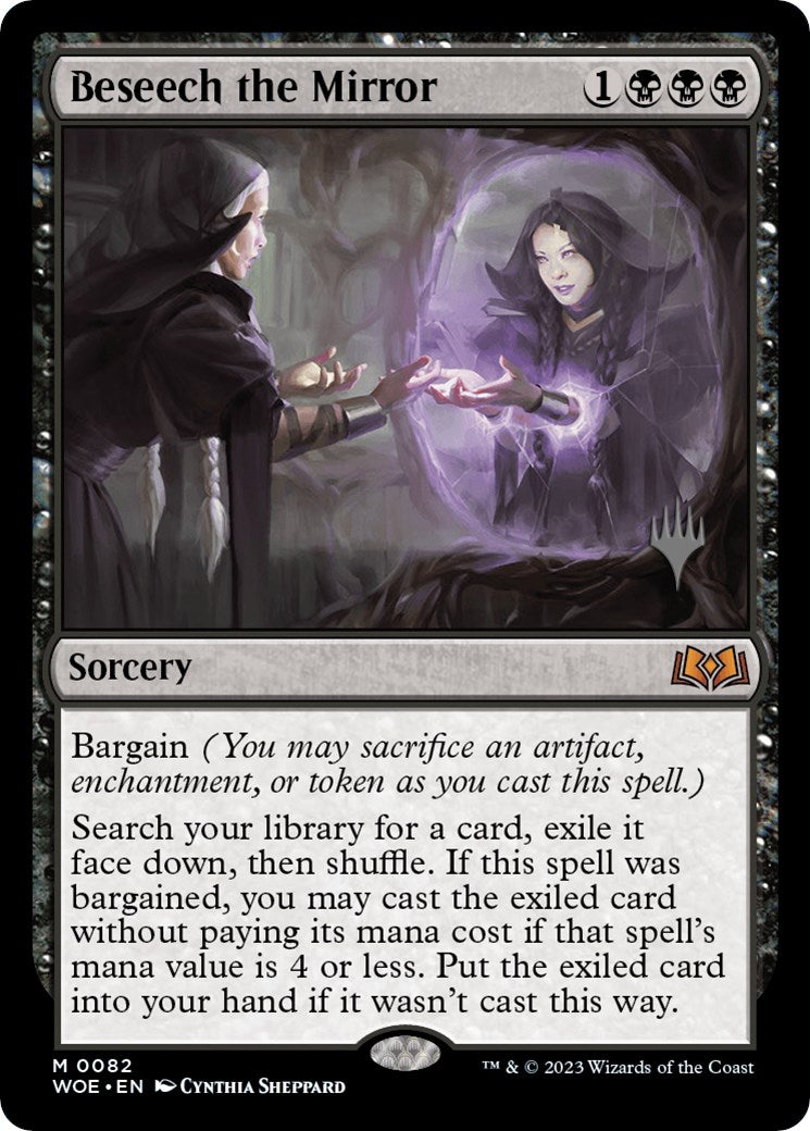 Beseech the Mirror (Promo Pack) [Wilds of Eldraine Promos] Foil