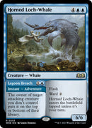 Horned Loch-Whale // Lagoon Breach (Promo Pack) [Wilds of Eldraine Promos] Foil
