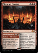 Virtue of Courage //Embereth Blaze (Promo Pack) [Wilds of Eldraine Promos] Foil
