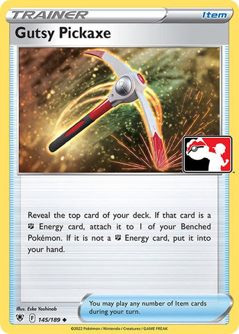 Gutsy Pickaxe (145/189) [Prize Pack Series Three] Holofoil
