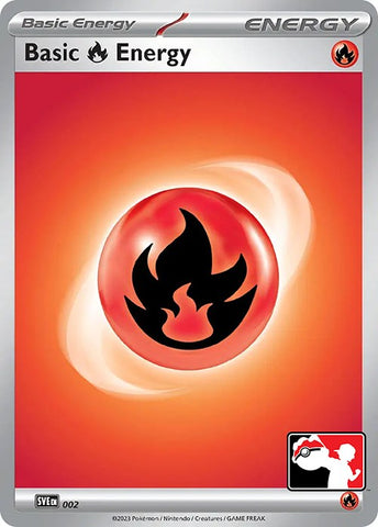 Basic Fire Energy (002) [Prize Pack Series Three] Holofoil