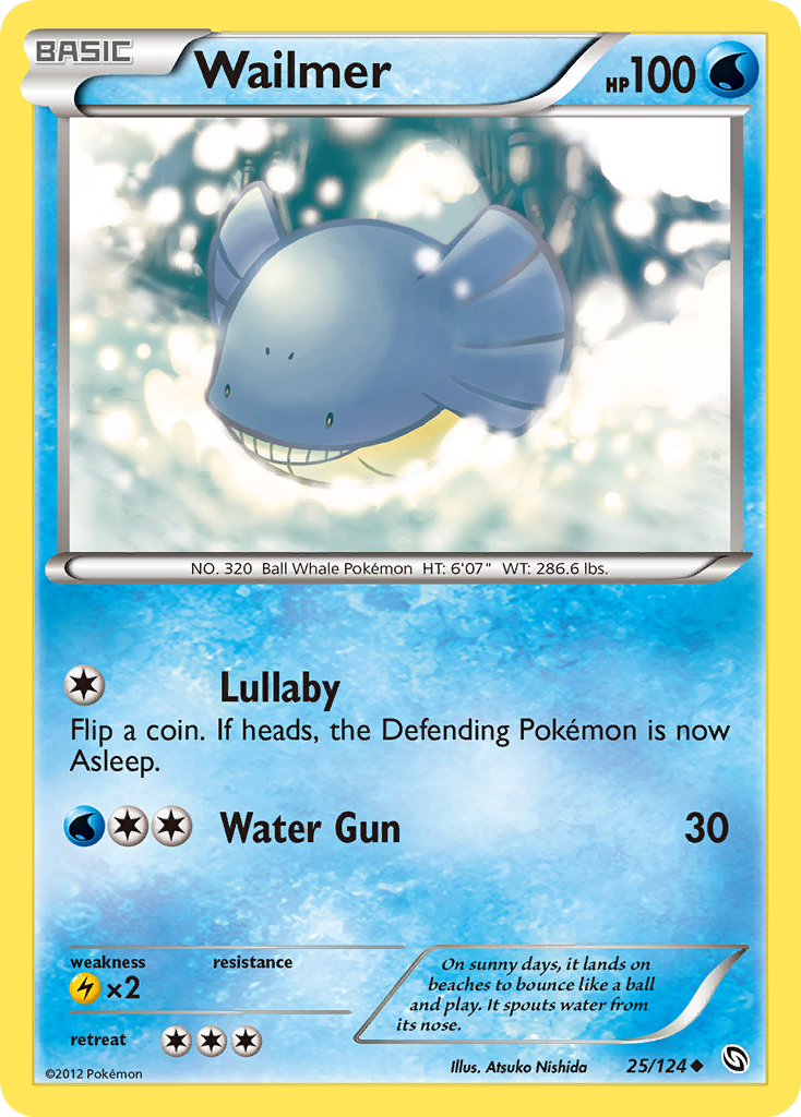 Wailmer (25/124) [Black & White: Dragons Exalted] Reverse Holofoil