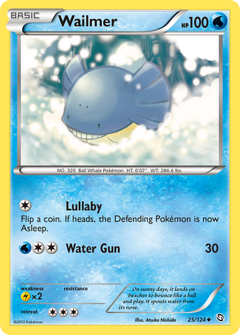 Wailmer (25/124) [Black & White: Dragons Exalted] Reverse Holofoil