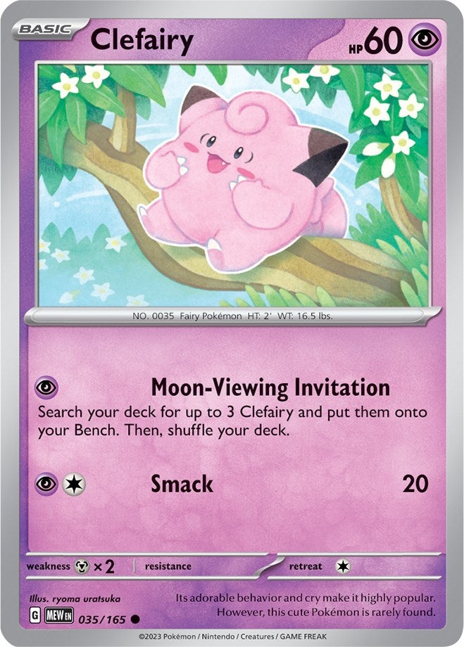 Clefairy (035/165) [Scarlet & Violet 151] Reverse Holofoil