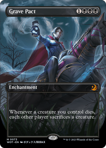 Grave Pact (Anime Borderless) [Wilds of Eldraine: Enchanting Tales] Foil