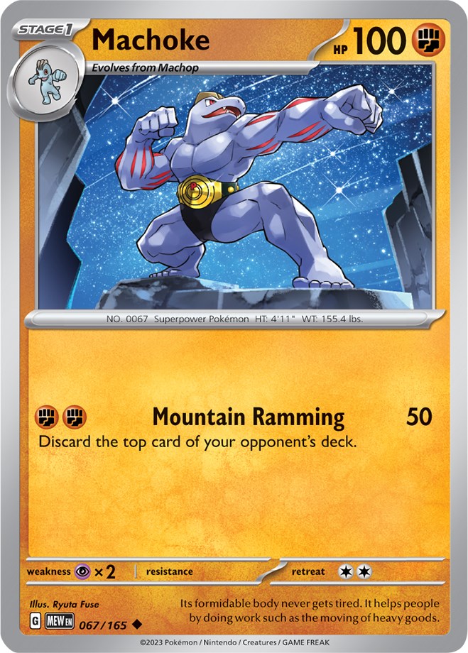 Machoke (067/165) [Scarlet & Violet 151] Reverse Holofoil