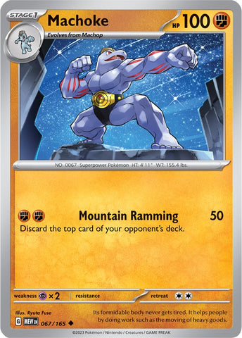 Machoke (067/165) [Scarlet & Violet 151] Reverse Holofoil