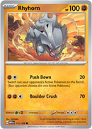 Rhyhorn (111/165) [Scarlet & Violet 151] Reverse Holofoil