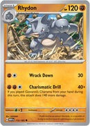 Rhydon (112/165) [Scarlet & Violet 151] Reverse Holofoil