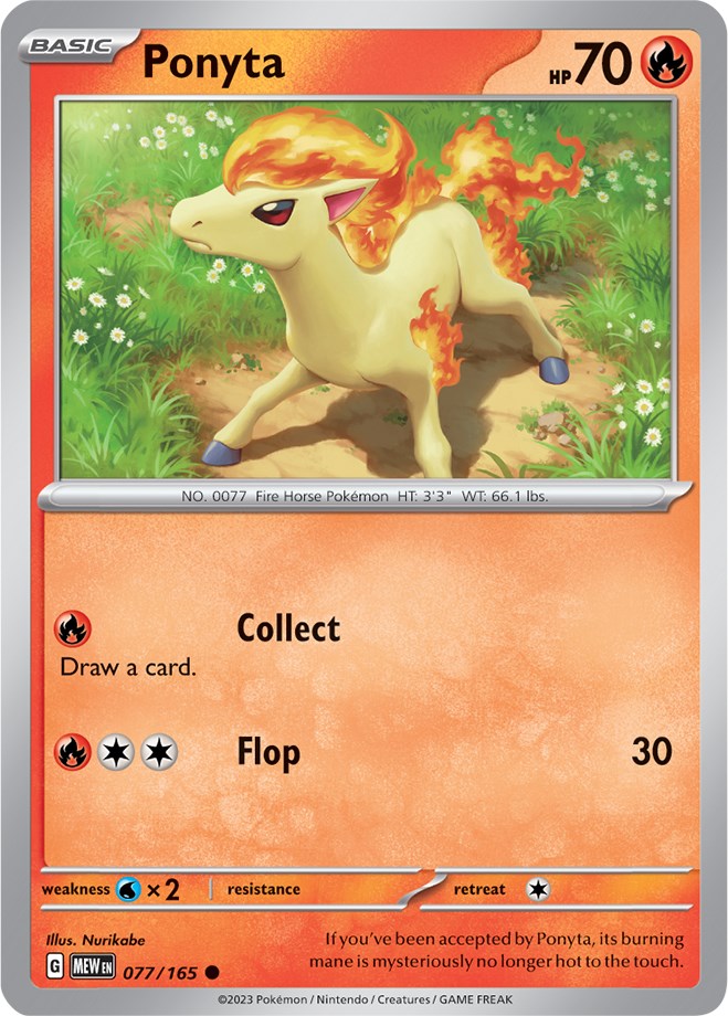 Ponyta (077/165) [Scarlet & Violet 151] Reverse Holofoil