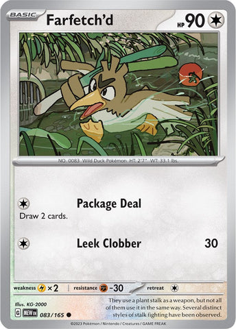 Farfetch'd (083/165) [Scarlet & Violet 151] Reverse Holofoil
