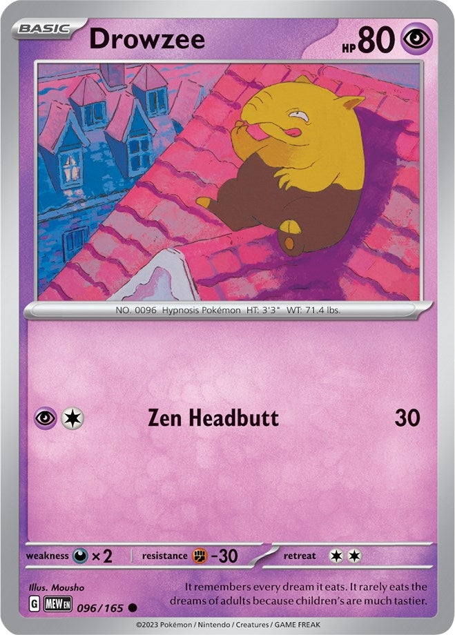 Drowzee (096/165) [Scarlet & Violet 151] Reverse Holofoil