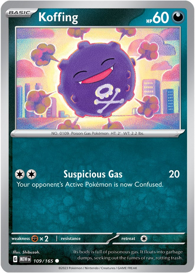 Koffing (109/165) [Scarlet & Violet 151] Reverse Holofoil