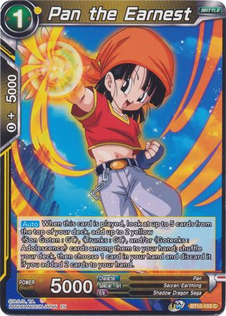Pan the Earnest (BT10-103) [Rise of the Unison Warrior] Parallel Foil