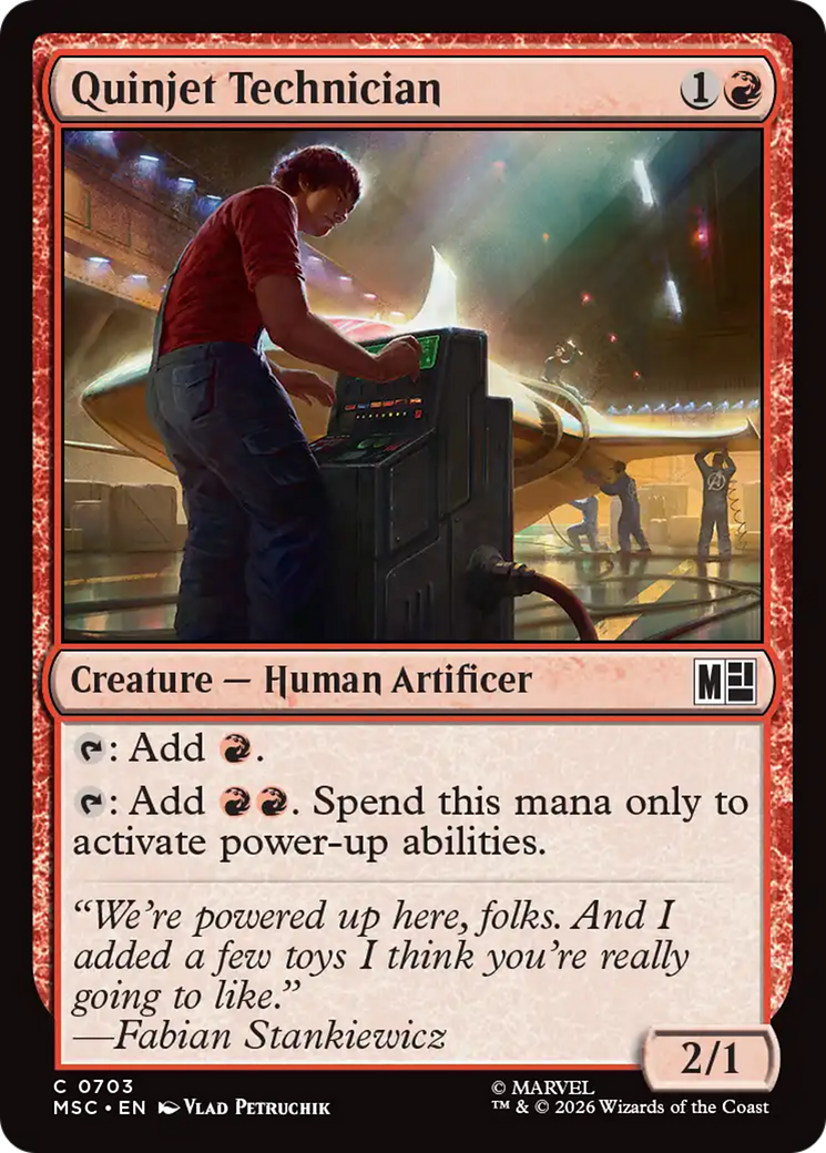 Quinjet Technician [Marvel Super Heroes Commander] Foil