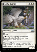 Dutiful Griffin [Wilds of Eldraine] Foil