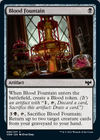 Blood Fountain [Innistrad: Crimson Vow] Foil