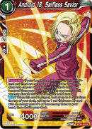 Android 18, Selfless Savior (BT20-010) [Power Absorbed] Parallel Foil