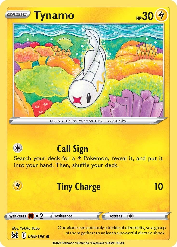 Tynamo (059/196) [Sword & Shield: Lost Origin] Reverse Holofoil