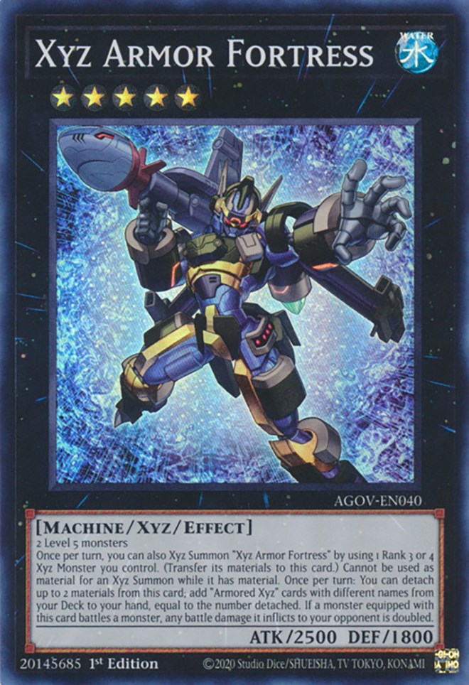 Xyz Armor Fortress [AGOV-EN040] Super Rare