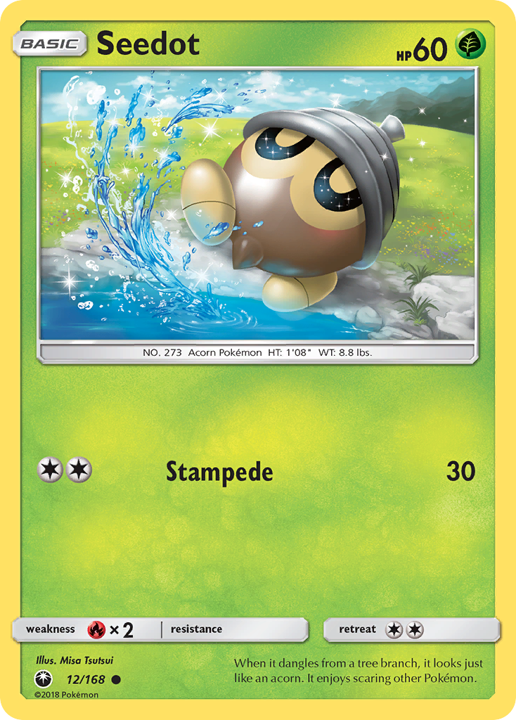 Seedot (12/168) [Sun & Moon: Celestial Storm] Reverse Holofoil