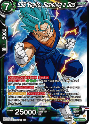 SSB Vegito, Resisting a God (BT23-084) [Perfect Combination] Parallel Foil