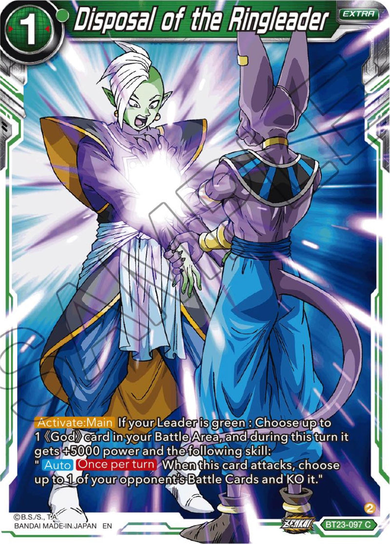 Disposal of the Ringleader (BT23-097) [Perfect Combination] Parallel Foil