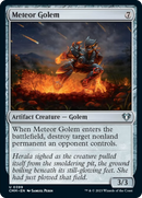 Meteor Golem [Commander Masters] Foil