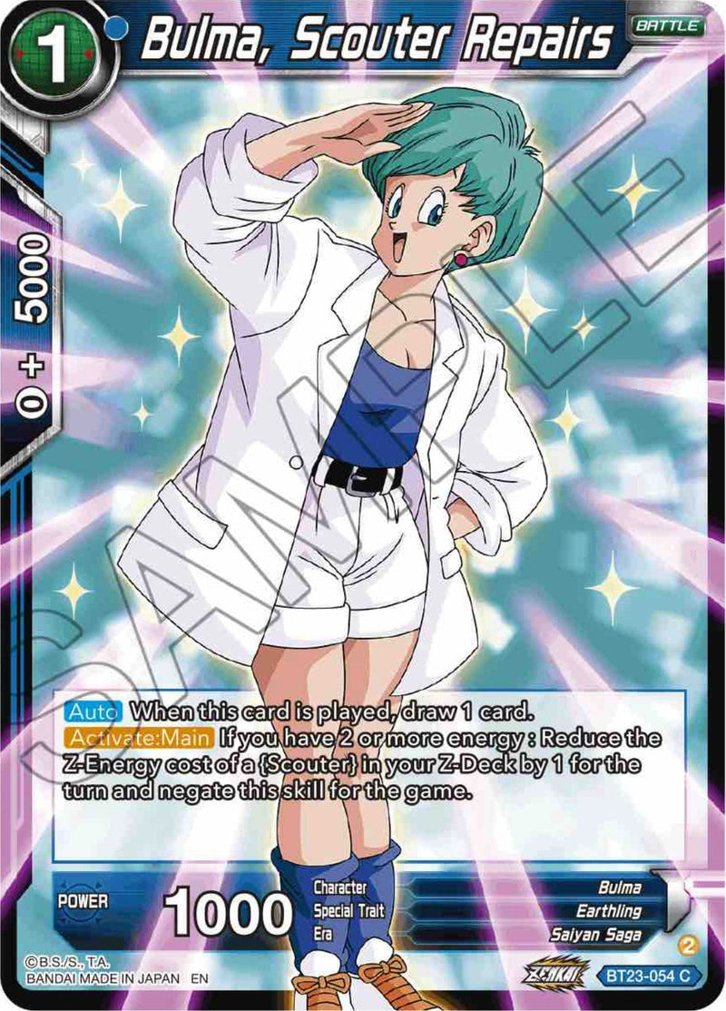 Bulma, Scouter Repairs (BT23-054) [Perfect Combination] Parallel Foil