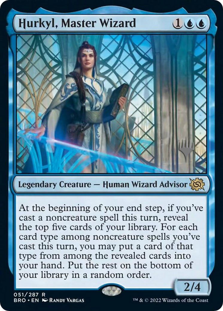 Hurkyl, Master Wizard (Promo Pack) [The Brothers' War Promos] Foil