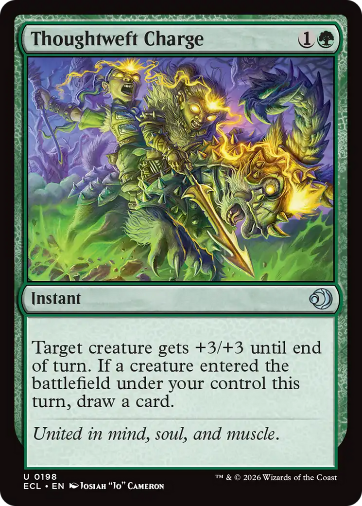 Thoughtweft Charge [Lorwyn Eclipsed] Foil