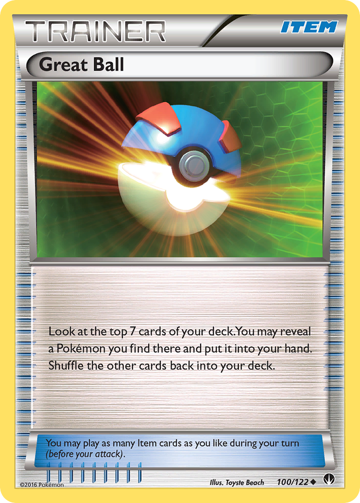 Great Ball (100/122) [XY: BREAKpoint] Reverse Holofoil