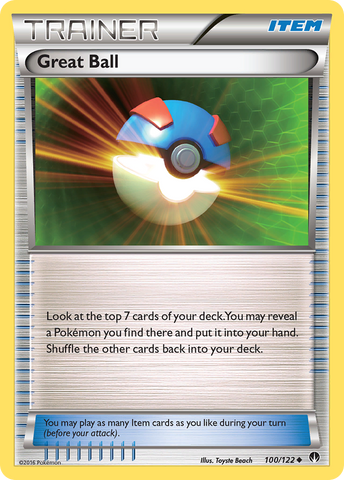 Great Ball (100/122) [XY: BREAKpoint] Reverse Holofoil
