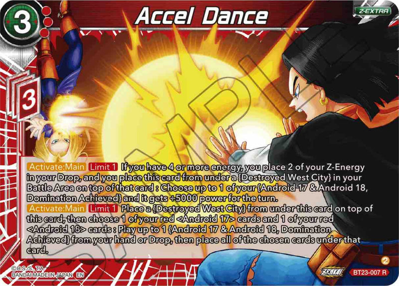 Accel Dance (BT23-007) [Perfect Combination] Parallel Foil
