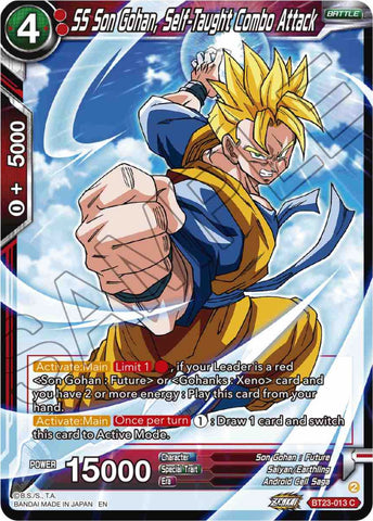 SS Son Gohan, Self-Taught Combo Attack (BT23-013) [Perfect Combination] Parallel Foil
