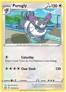 Purugly (116/163) [Sword & Shield: Battle Styles] Reverse Holofoil