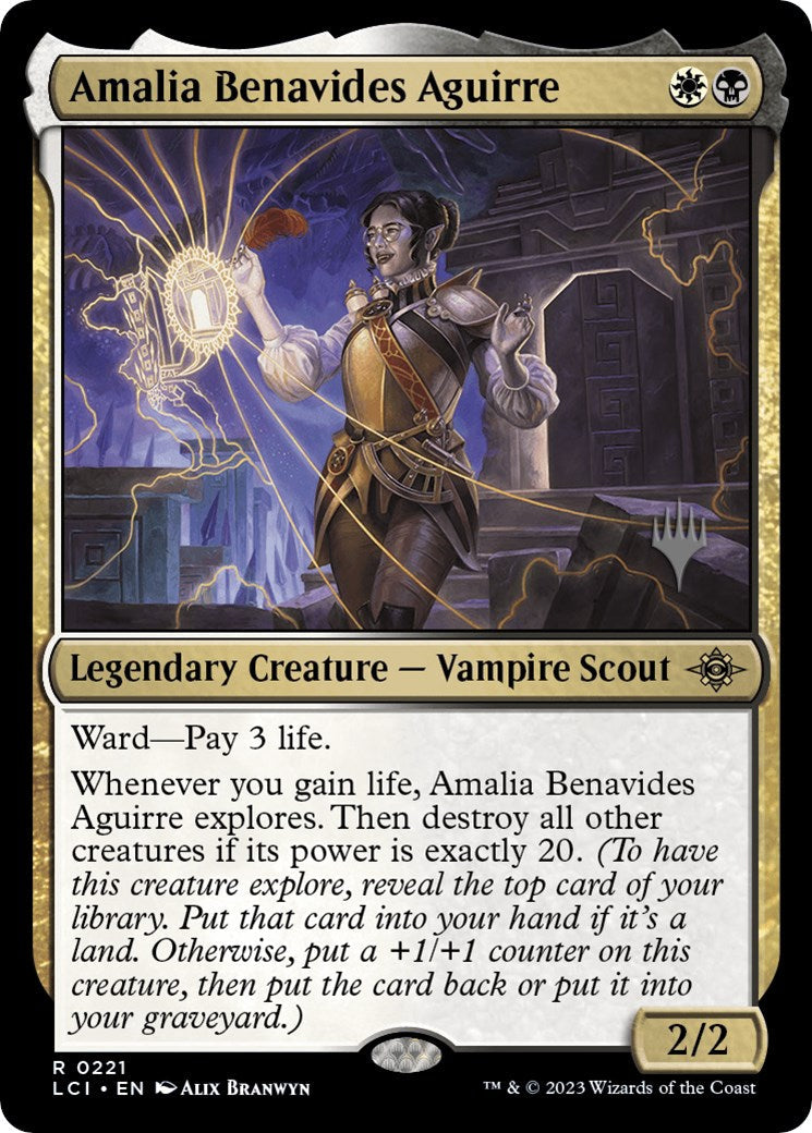 Amalia Benavides Aguirre (Promo Pack) [The Lost Caverns of Ixalan Promos] Foil