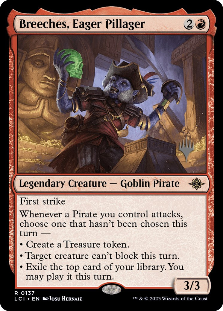 Breeches, Eager Pillager (Promo Pack) [The Lost Caverns of Ixalan Promos] Foil