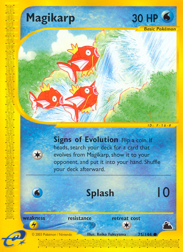 Magikarp (75/144) [Skyridge] Reverse Holofoil