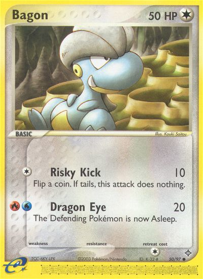 Bagon (50/97) [EX: Dragon] Reverse Holofoil