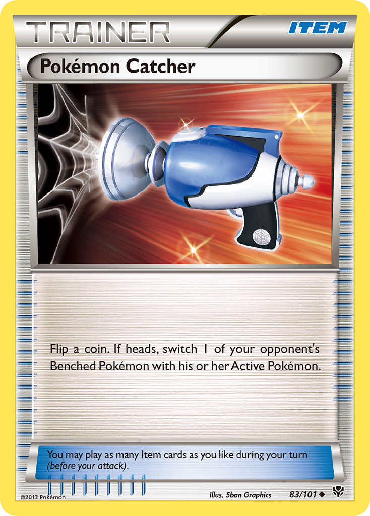 Pokemon Catcher (83/101) [Black & White: Plasma Blast] Reverse Holofoil