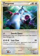 Zangoose (39/95) [HeartGold & SoulSilver: Call of Legends] Reverse Holofoil