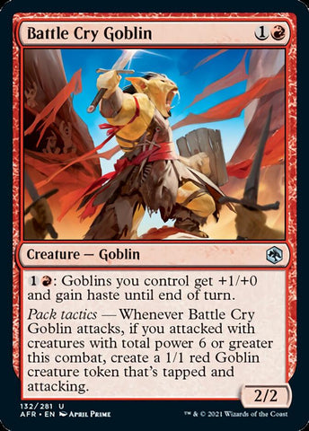 Battle Cry Goblin [Dungeons & Dragons: Adventures in the Forgotten Realms] Foil