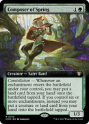 Composer of Spring (Extended Art) [Commander Masters] Foil